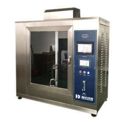 Bom preço Equipamento de ensaio da propagação vertical da chama para têxteis com ângulo de queima horizontal e gás combustível industrial on-line