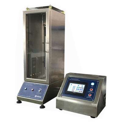 Bom preço Equipamento de ensaio de inflamabilidade Teste de chamas verticais para têxteis para resistência à chama e tendências de comprimento de carbono após a chama on-line